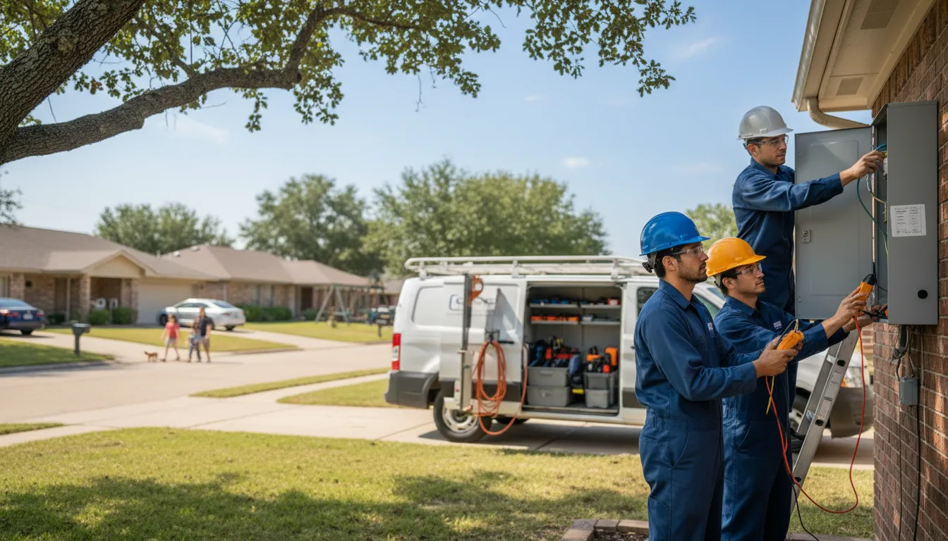Certified electrician providing emergency electrical services in Arlington, MN